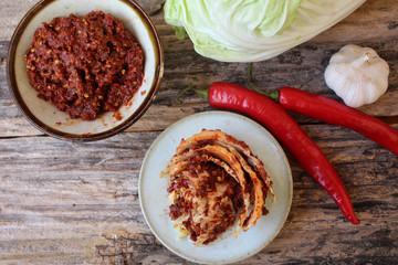 Kimchi korean food