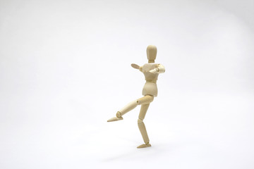 デッサン人形　投球フォーム