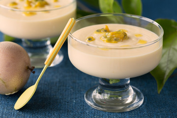 Passion fruit mousse