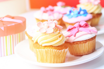 delicious dessert table for big party