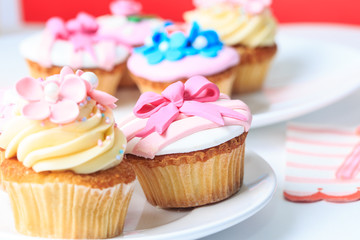 delicious dessert table for big party