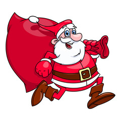 Santa Claus is running 2