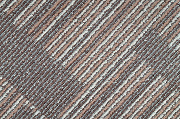 Carpet floor/A close-up of brown carpet showing texture.