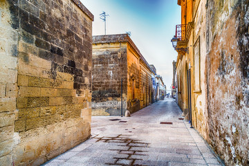 grid of streets of fortified citadel