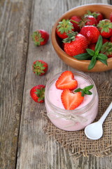 Strawberry yogurt