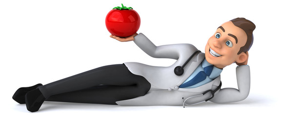 Naklejka premium Fun doctor