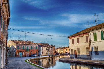 houses in Comacchio, the little Venice
