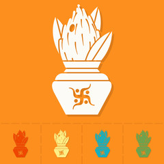 Diwali. Indian Festival Icon