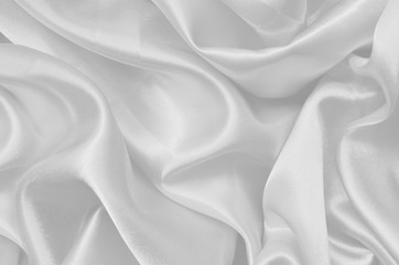 Fototapeta na wymiar Texture white satin, silk background