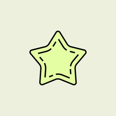 Christmas star icon