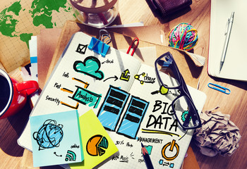 Big Data Planning Contemporary Workplace Concept