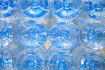 bottom of plastic water bottles