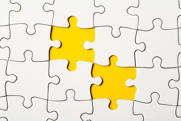 Fototapeta premium Puzzle and missing pieces