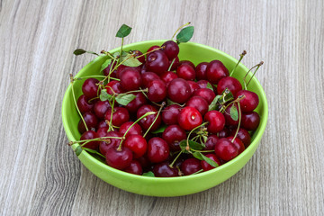 Cherry in the bowl