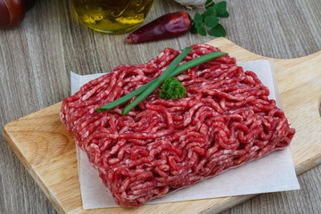 Minced beef
