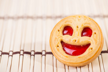 cookies with berry jam