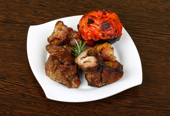 Grilled pork meat - shaslik