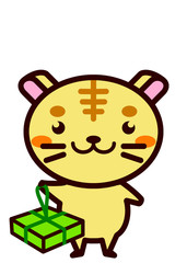 お土産を持った動物シリーズ