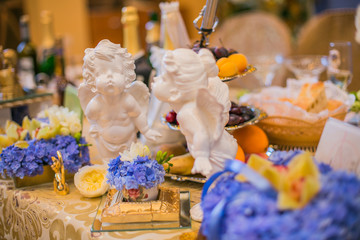 Wedding table decoration.