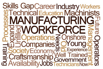 Manufacturing Workforce Word Cloud