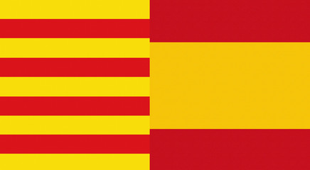 catalonia and spain flag