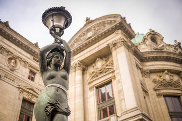 statue at Palais Garnier, Paris