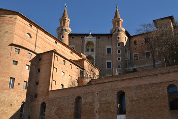 Fototapeta na wymiar Herzoglicher Palast in Urbino