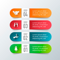 Vector elements for infographic.