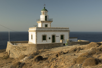 Fototapeta na wymiar Lighthouse In Serifos Island