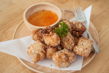 Fried chicken Karaage - Japanese food