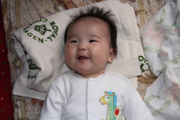 赤ちゃんの笑顔