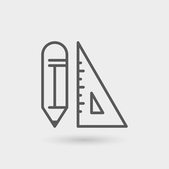 design thin line icon