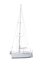 Landscape with the image of boats in Kotor, Montenegro