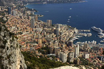 Fototapeta na wymiar View on Monte Carlo in Monaco