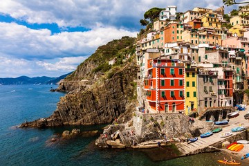 Fototapeta na wymiar Riomaggiore village, Cinque Terre