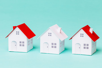 Three little paper house