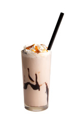 frappuccino on a white background 