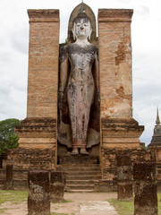 Fototapeta na wymiar Sukhothai ancient ruins, Thailand