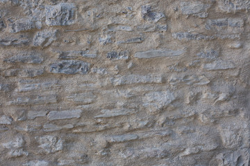 Textured street wall