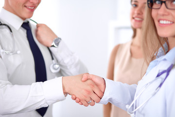 Obraz premium Partnership, trust and medical ethics concept