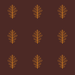 Obraz premium Illustration of Leaf Skeletonization