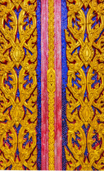 Pattern the Church and temple in Thailand.