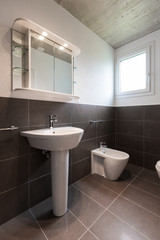 Modern apartment, restroom, nobody inside
