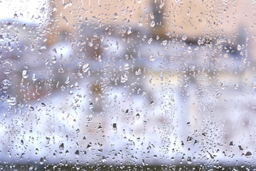 raindrops on a window