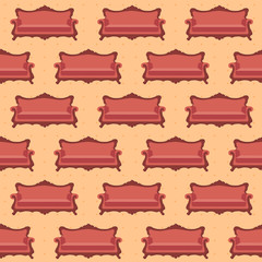 sofa icon, seamless pattern