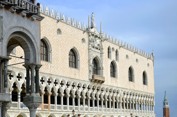 Naklejka premium Detail of Venice Doge's Palace