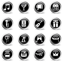 Party simply icons