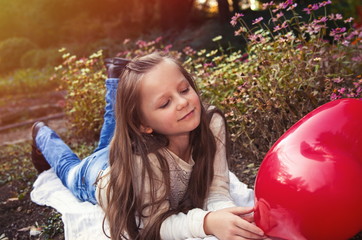 girl in park