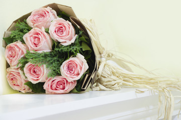 bouquet of pink rose