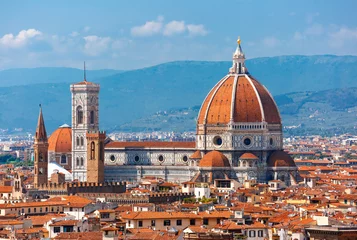 Fotobehang Duomo Santa Maria Del Fiore in Florence, Italië © Kavalenkava